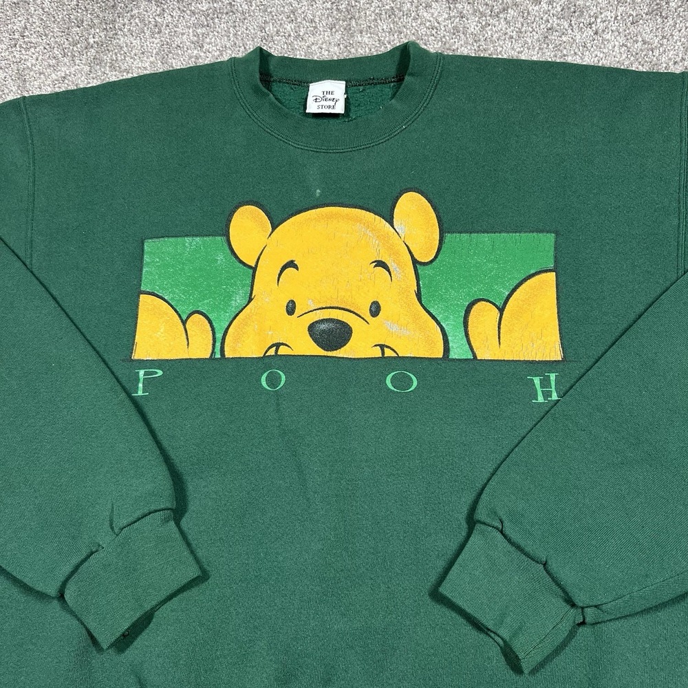Vintage 1990s Disney Winnie The Pooh Crewneck Sweatshirt Size Large Made In USA